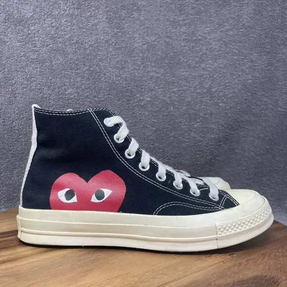 Converse Chuck Taylor All Star 70 High x Comme des Garcons CDG Women’s Size 9 - Picture 1 of 8